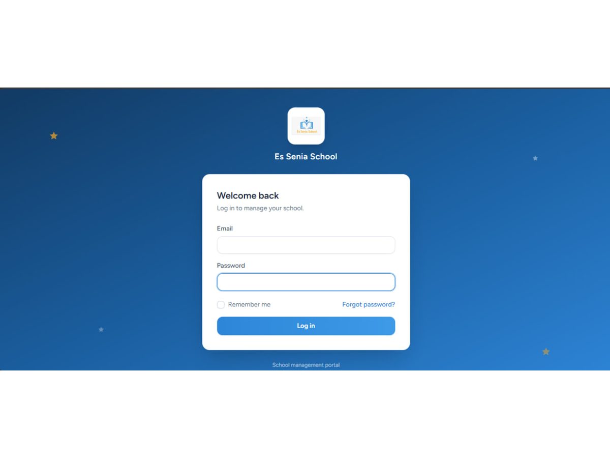 Aperçu de l'application de gestion scolaire — capture 2